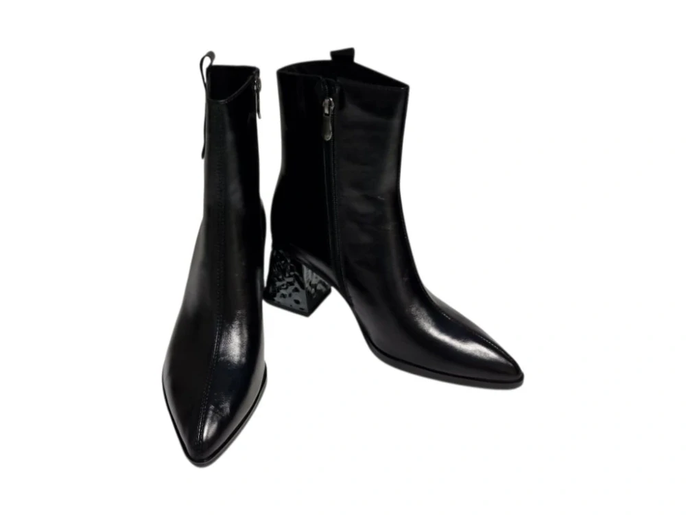Urban Ladies stylové černé kotníkové boty